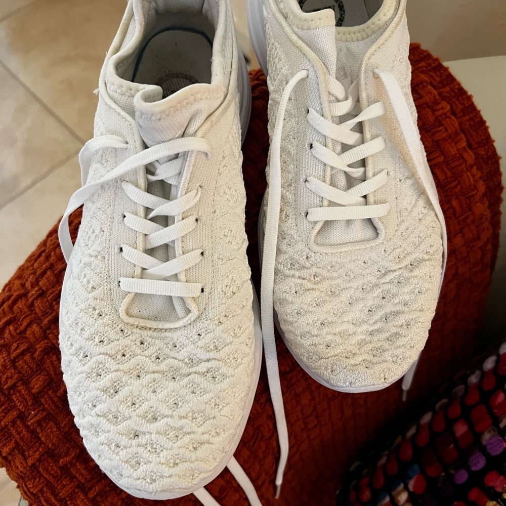 APL White Knit Sneakers